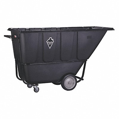 TOUGH GUY 21VK48 Tilt Truck Std 1 cu yd. 1250 lb Black