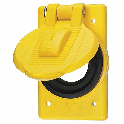 HUBBELL WIRING DEVICE-KELLEMS HBL74CM24WO Weatherproof Cover Vertical Self Closing