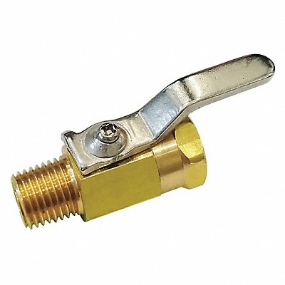 GRAINGER GMMFP18 Manual 2-Way Ball Valve NPT Brass