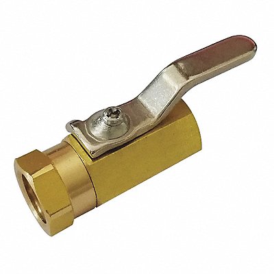 GRAINGER GFMFP25 Manual 2-Way Ball Valve NPT Brass