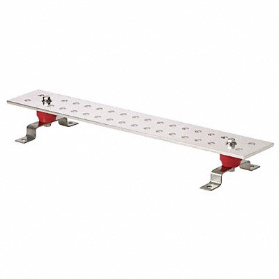 PANDUIT GB4N0016TPI1 Busbar Copper Grounding Bar L 24in