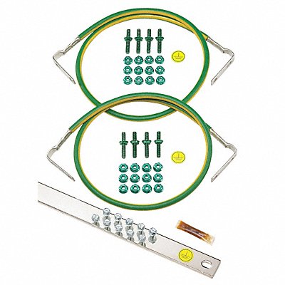 PANDUIT CGR630U Strip System Copper Grounding Bar L 19in