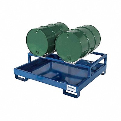 DENIOS K173002 Drum Dispensing Pallet Steel 2 Drums