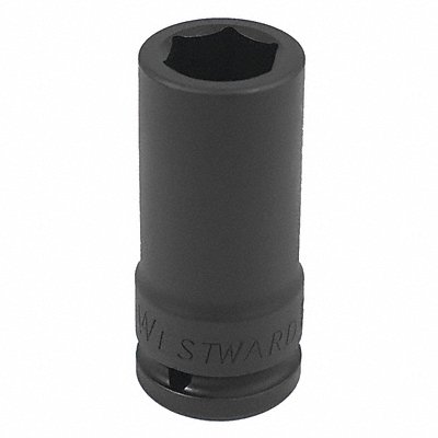 WESTWARD 21WK95 Impact Socket Steel Black Oxide 15/16 in