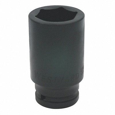 WESTWARD 21WK99 Impact Socket Steel Black Oxide 1 3/8 in