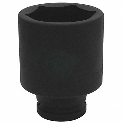 WESTWARD 21WL04 Impact Socket Steel Black Oxide 2 in