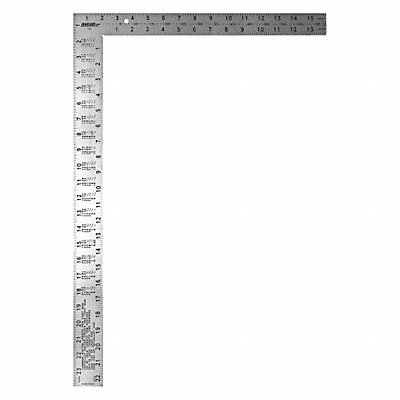JOHNSON LEVEL CS9 Framing Square 24 x2 in 1/8 to 1/16 Grad