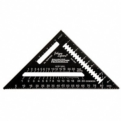 JOHNSON LEVEL 19040700 Rafter Square Aluminum 7 In