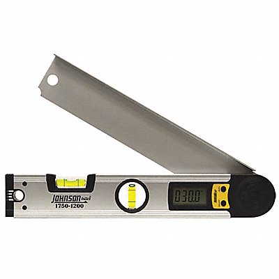 JOHNSON LEVEL 17501200 Digital Angle Finder 12 in Aluminum