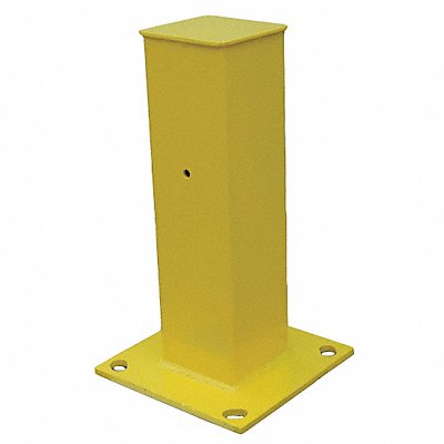 GRAINGER 21XL98 Tubular Mounting Post 10 In x 18 In Yellow