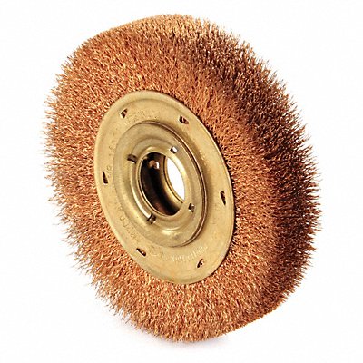 AMPCO WB44D Nonsparking Crimped Wire Wheel Brush