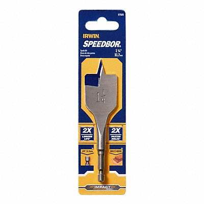 IRWIN 87920 Spade Blade Drill 1.25in Carbon Steel