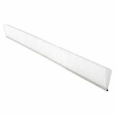 TANIS MB460424 Metal Back Strip Brush 24 In L 2 In Trim
