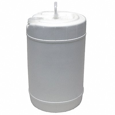 GRAINGER GTH6RSCW Pail Polyethylene White Screw Top Lid