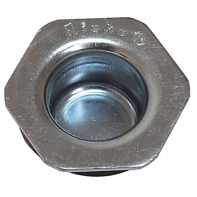 GRAINGER GRS750ZB Drum Plug Steel Nitrile Rubber PK10