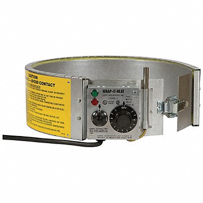 GRAINGER TRX16H115 Drum Heater 12.5 A 16 gal Metal