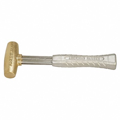 AMERICAN HAMMER AM2BRAG Sledge Hammer 2 lb 12 In Aluminum