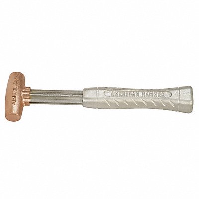 AMERICAN HAMMER AM1CUAG Sledge Hammer 1 lb 12 In Aluminum