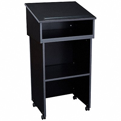 OKLAHOMA SOUND 22112BK Lectern 47.5 in H Black