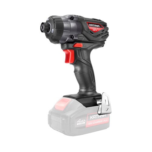 KATANA 220010 by Kincrome 18V CHARGE-ALL Lithium-Ion Cordless 1/4″ Hex Drive Impact Driver – Tool Only