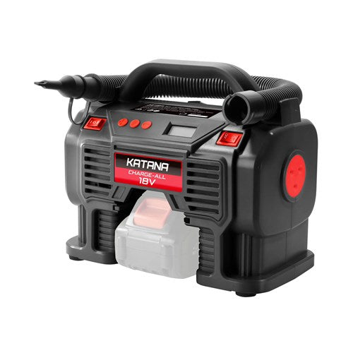 KATANA 220121 by Kincrome 18V CHARGE-ALL Lithium-Ion Cordless Hybrid Tyre Inflator Station