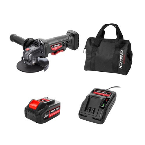 KATANA by Kincrome 220511 18V Lithium-Ion Charge-All DIY 5″ 125mm Cordless Angle Grinder Combo Kit