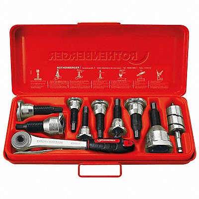 ROTHENBERGER 22124 Tee Extractor Set 1/2 to 1-1/8 8 Pc
