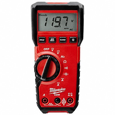 MILWAUKEE 221620 Digital Multimeter 600V 10A 40 MOhms