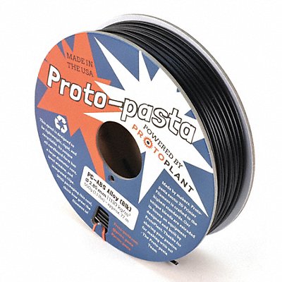 LULZBOT RMPY0002 PC-ABS Alloy Blck 3mm Filament 500g Reel