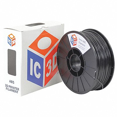 LULZBOT RMAB0107 ABS Filament Black 3mm 1kg Reel