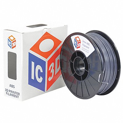 LULZBOT RMAB0109 ABS Filament Grey 3mm 1kg Reel