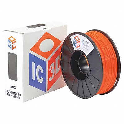 LULZBOT RMAB0114 ABS Filament Orange 3mm 1kg Reel