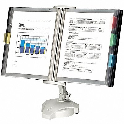 FELLOWES 22300 Reference Rack Desktop Platinum