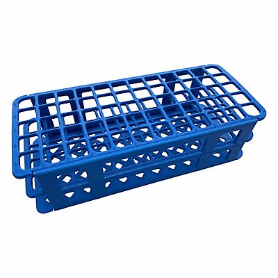 DYNALON 2256550002 Test Tube Rack 5x12 Format Blue 2-5/8 H