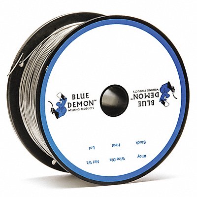 BLUE DEMON 316LFCO03501 SS Flux Core Gasless Wire .035x1lb Spool