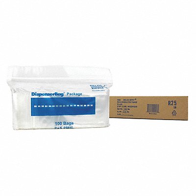 RELOC ZIPPIT R25 Clear Reclosable Bags 2 mil 2 x5 PK1000