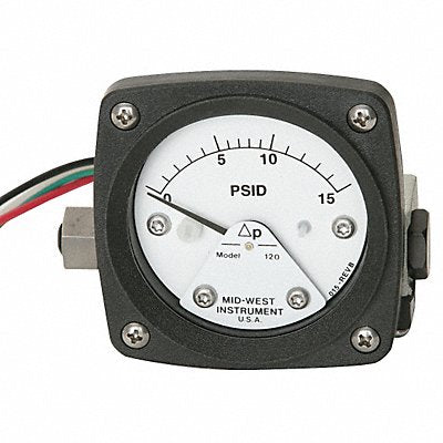 MIDWEST INSTRUMENT 120AA00OCA100P K4582 Pressure Gauge 0 to 100 psi