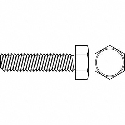GRAINGER MHFI1001000US100P Hex MS #10-32 Zinc Plated 1 L 100PK