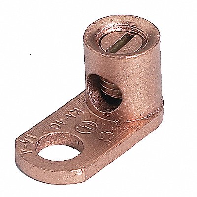 BURNDY GKA4C Mechanical Connector Copper 5/16 in Slotted PK5