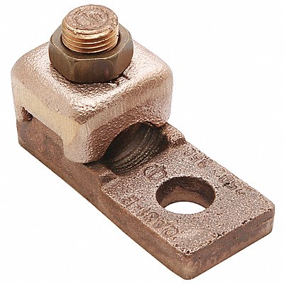 BURNDY QA1CB Mechanical Connector Copper 1/4 in Hex