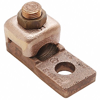 BURNDY QA4CB Mechanical Connector Copper 1/4 in Hex