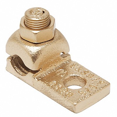 BURNDY QA28B Mechanical Connector Copper 3/8 in Hex