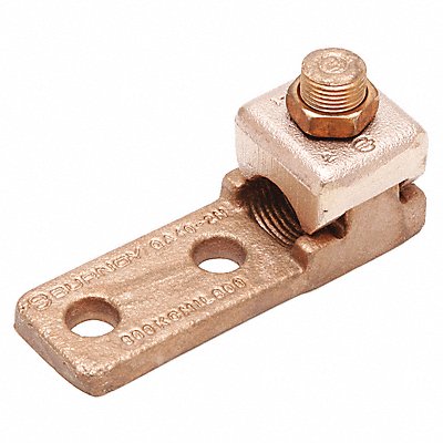 BURNDY QA282N Mechanical Connector Copper 1/2 in Hex