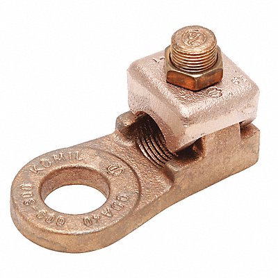 BURNDY QDA4C Mechanical Connector Copper 3/8 in Hex