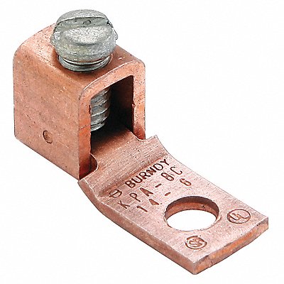 BURNDY KPA8CUP Mechanical Connector Copper #10 Slotted