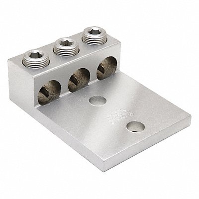 BURNDY K3A25U2 Mechanical Connector Aluminum 3/8 in Slotted