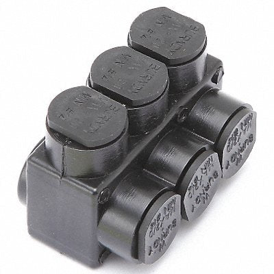 BURNDY 1PL203 Insulated Multitap Connector Unplated 14 AWG 2/0 AWG