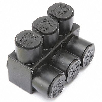 BURNDY 1PL2503 Insulated Multitap Connector Unplated 10 AWG 250 kcmil