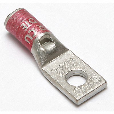BURNDY YA8CL1BOX One Hole Lug Compression Connector STD Red 49