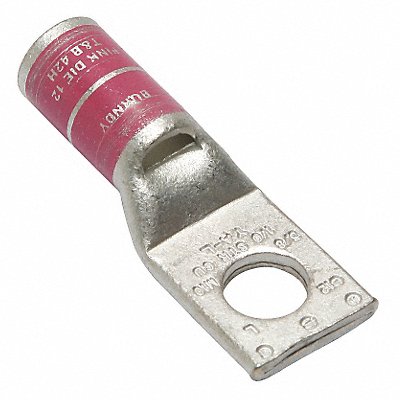 BURNDY YA25L4BOX One Hole Lug Compression Connector STD Pink 12/348